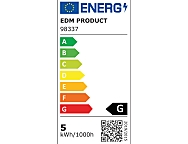 Bombilla dicroica led mr16 Gu5.3 5w 12v 450lm 4000k luz dia  5x5cm