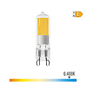 Bombilla g9 led 5w 575lm 6400k luz fría cristal