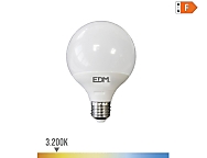 Bombilla globo led  125x160mm e27 15w 1521lm 3200k luz cálida