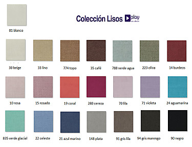 Cañete - Tejido tipo sábana lisos Play Basic 50/50