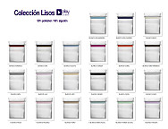 Juego de cama lisos Play Basic 50/50 blanco con vivo