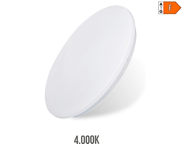 EDM - Aplique led circular de superficie 12 w 4000 k 1160 lm  25,5 x 6,2 cm