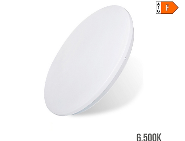 EDM - Aplique led circular de superficie 12 w 6500 k 1160 lm  25,5 x 6,2 cm