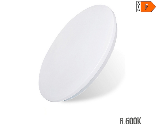 EDM - Aplique led circular de superficie 12 w 6500 k 1160 lm  25,5 x 6,2 cm