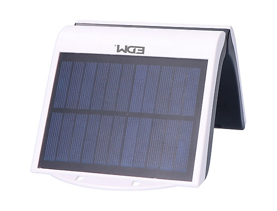 EDM - Aplique solar 2w 220lm 6.500k con sensor color blanco
