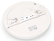 Downlight ajustable led superficie/empotrar 20 w 2050 lm, marco blanco, 3cct,  22,5 cm