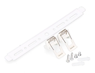 Downlight ajustable led superficie/empotrar 20 w 2050 lm, marco cromo, 3cct,  22,5 cm