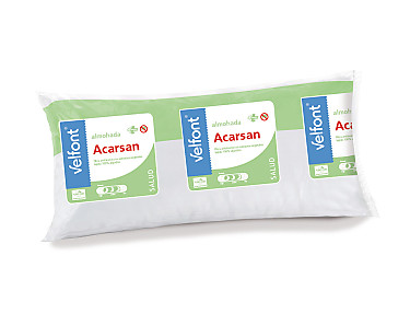 Velfont - Almohada Antiácaros Acarsan. Firmeza Media. Últimas unidades. Medida 80