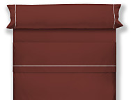Juego de cama lisos Play Basic 50/50 color con vivo en blanco