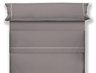 Juego de cama lisos Play Basic 50/50 color con vivo en blanco