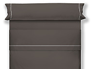 Juego de cama lisos Play Basic 50/50 color con vivo en blanco