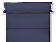 Juego de cama lisos Play Basic 50/50 color con vivo en blanco