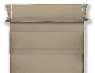 Juego de cama lisos Play Basic 50/50 color con vivo en blanco