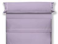 Juego de cama lisos Play Basic 50/50 color con vivo en blanco