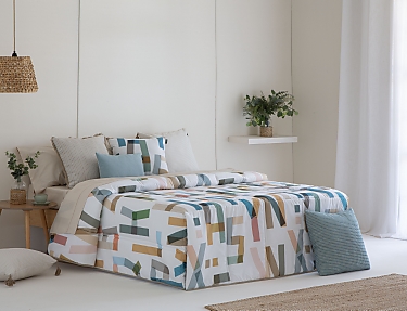 Confecciones Paula - Edredón Conforter 100% Algodón Abece