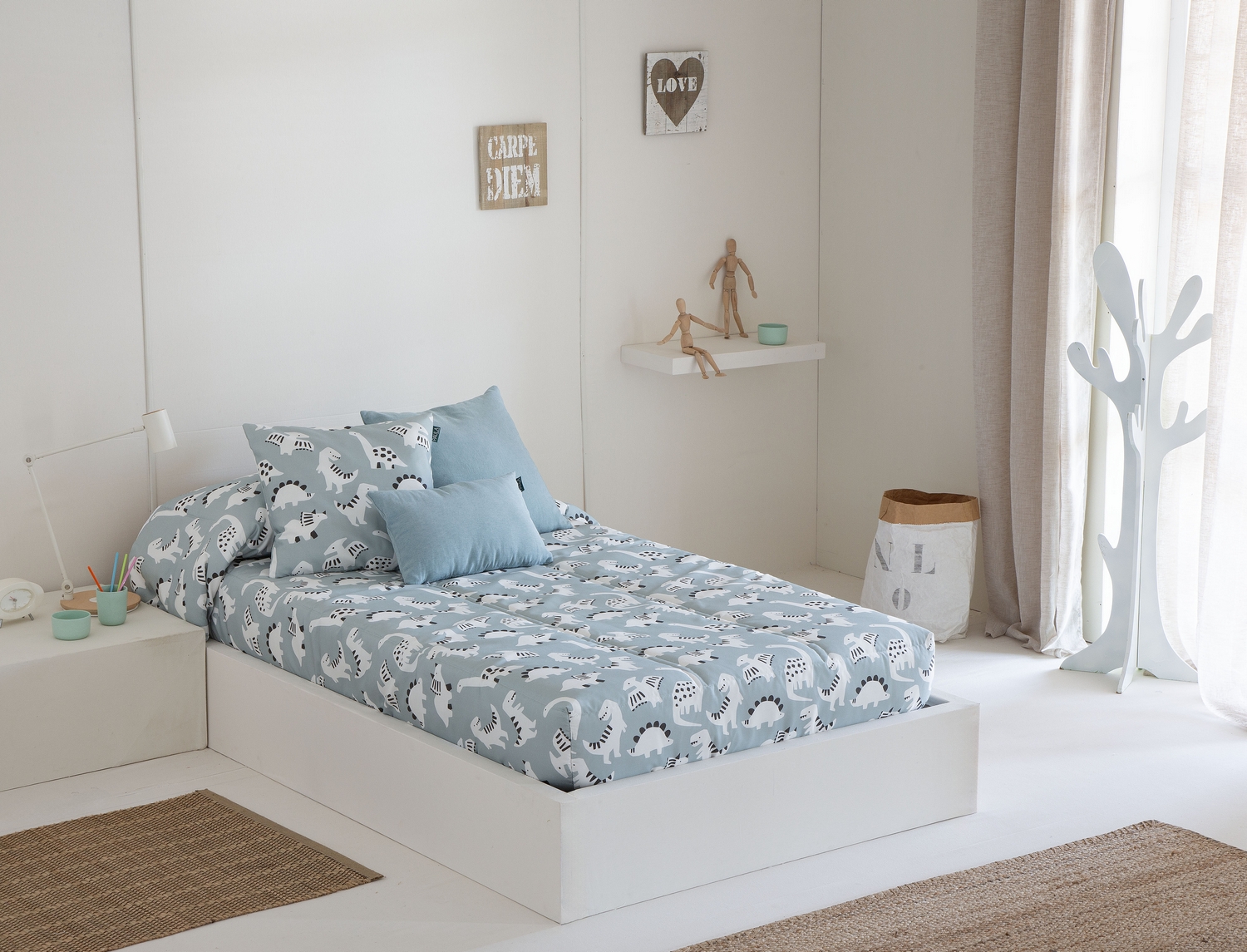 Confecciones Paula Edredón Ajustable Jurasic