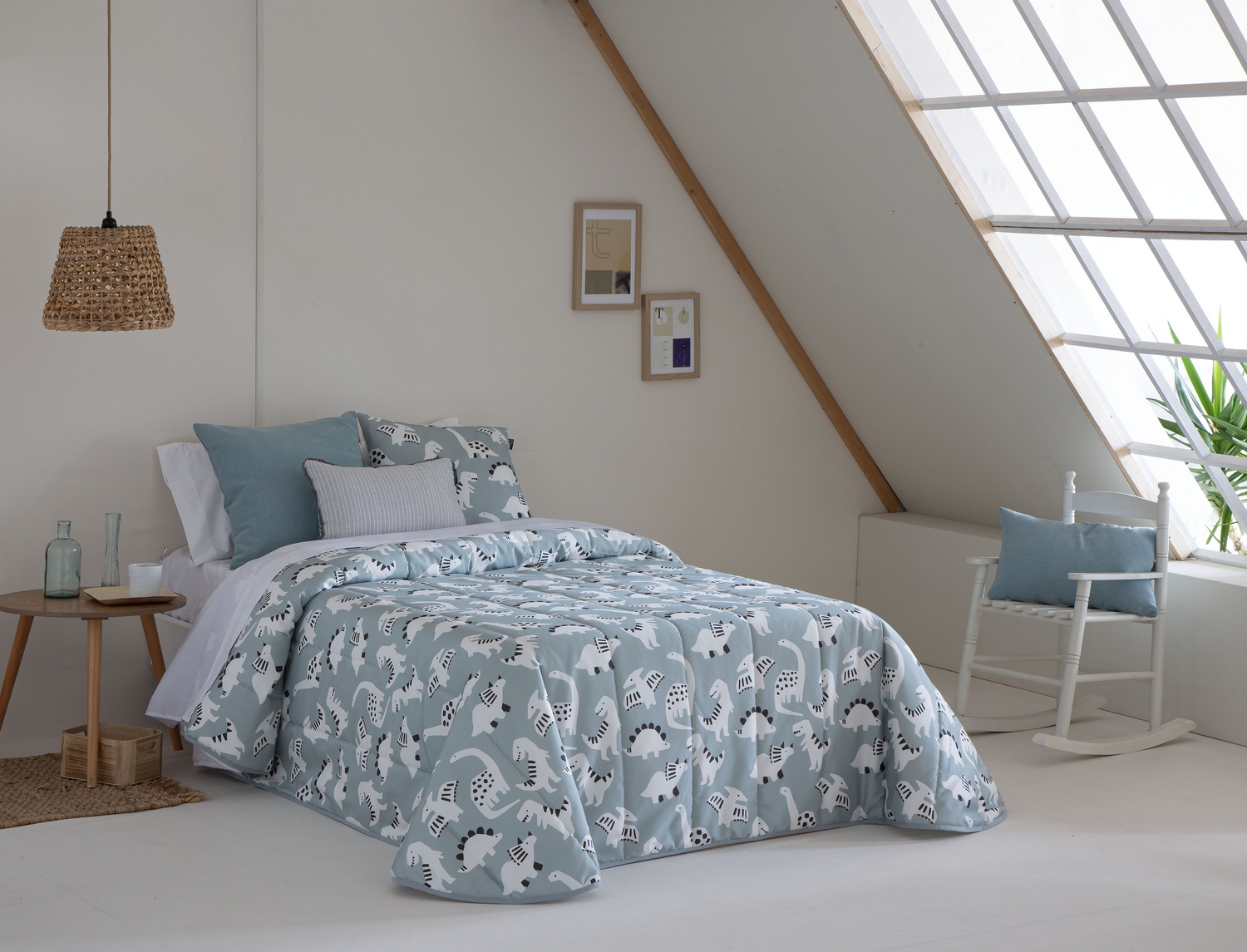 Confecciones Paula Edredón Sherpa Jurasic