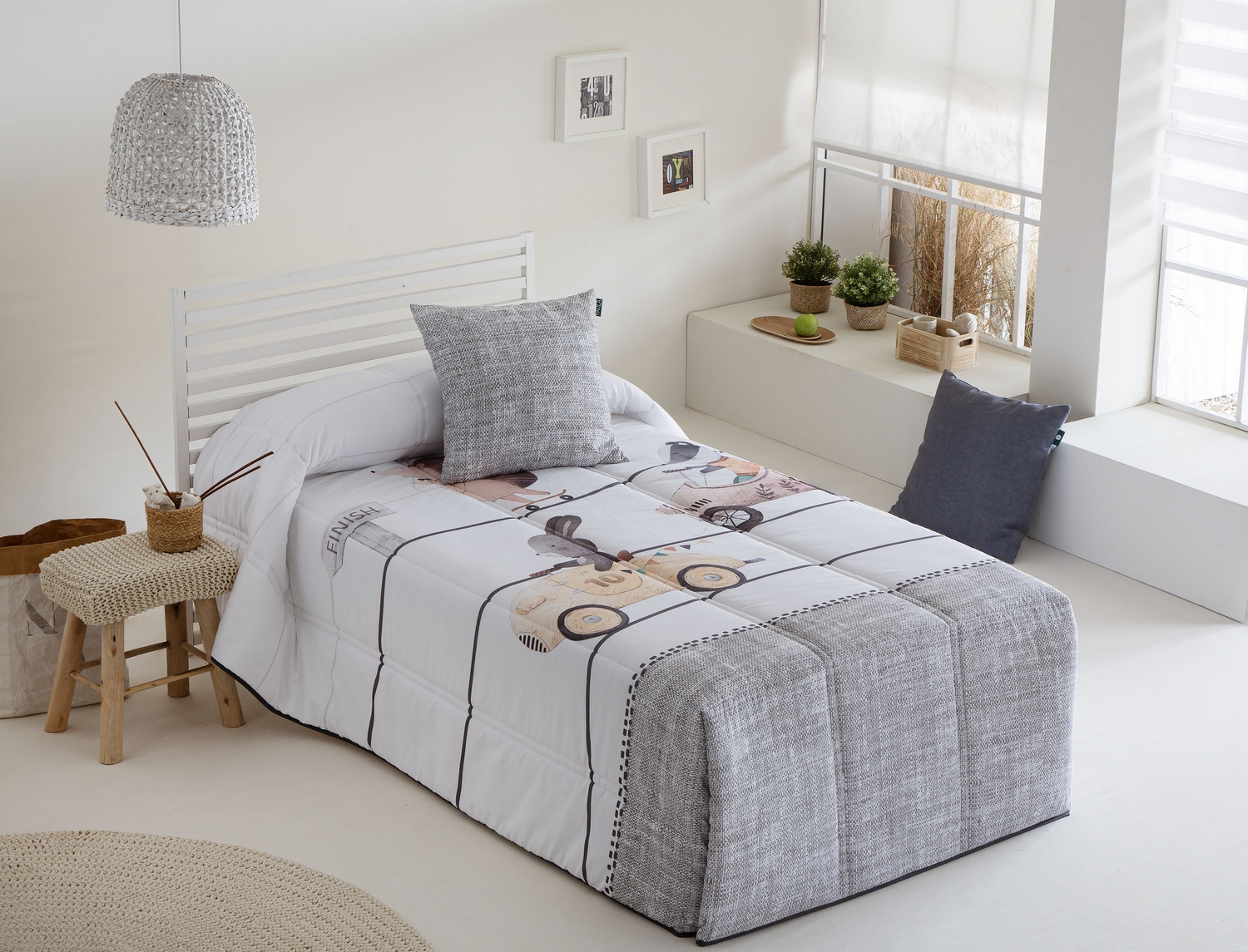 Confecciones Paula Edredón Conforter 100% Algodón Race