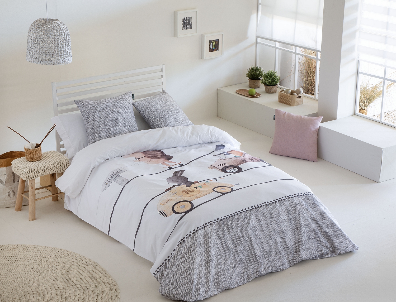 Confecciones Paula Funda nórdica 100% Algodón Race