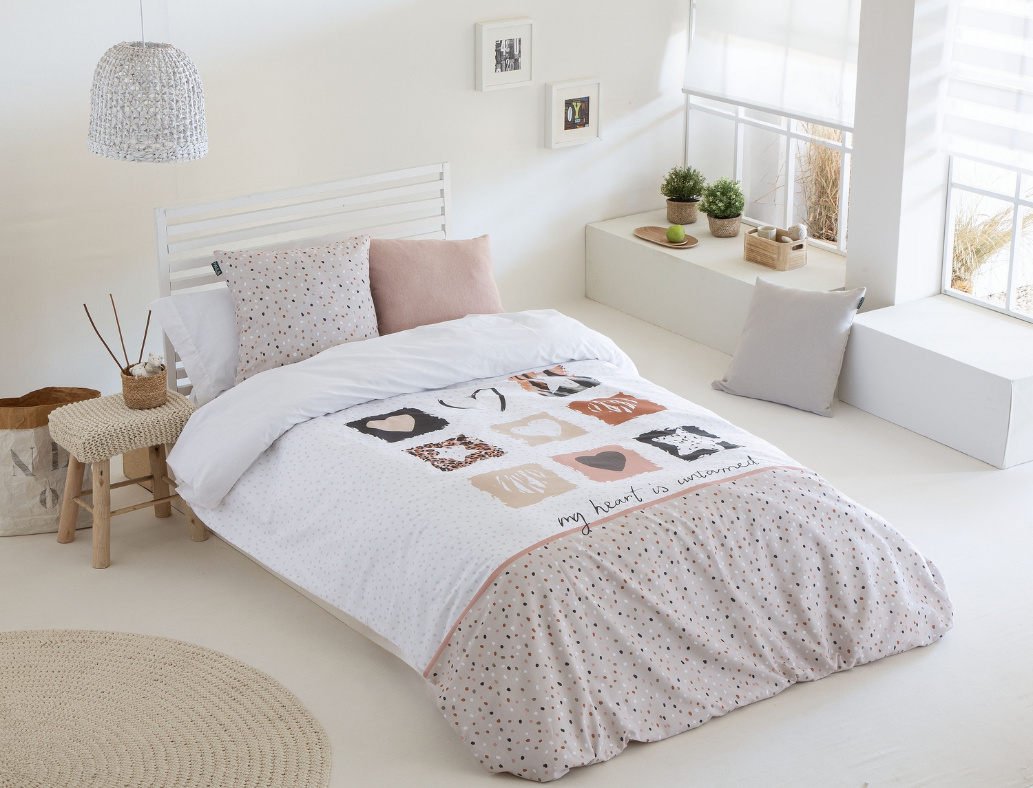 Confecciones Paula Funda nórdica 100% Algodón Love