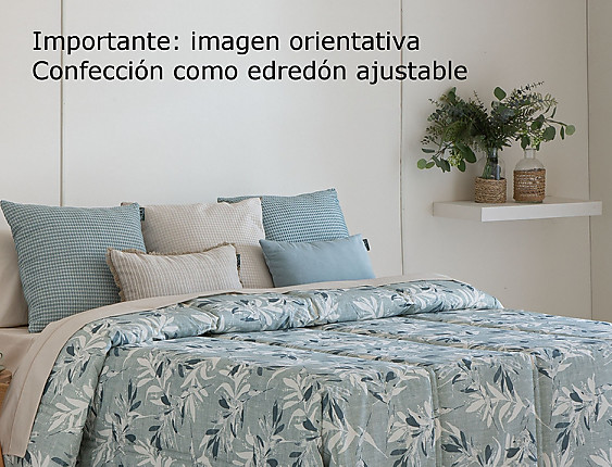 Confecciones Paula - Edredón Ajustable Arties Turquesa