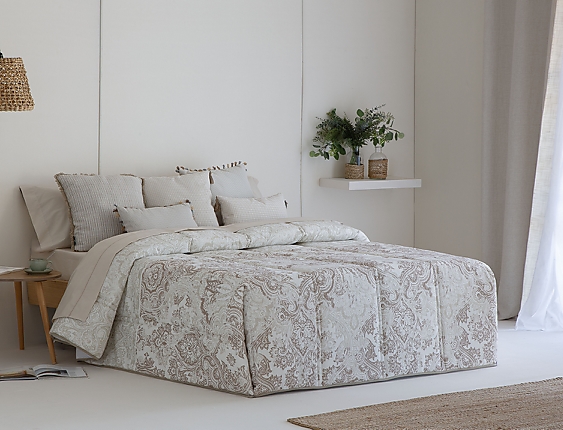 Confecciones Paula - Edredón Conforter Isaba Beige