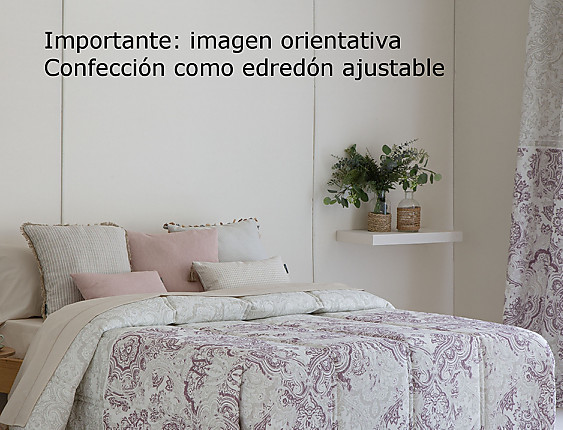 Confecciones Paula - Edredón Ajustable Isaba Lila