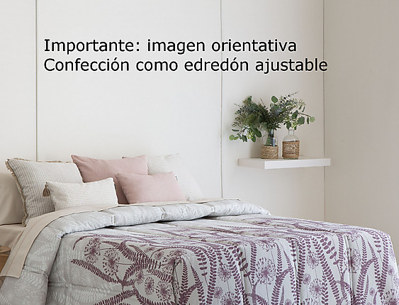 Confecciones Paula - Edredón Ajustable Jerte Lila