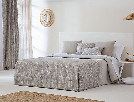 Confecciones Paula - Edredón Conforter Jacquard Salar Beige