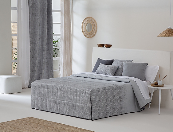 Confecciones Paula - Edredón Conforter Jacquard Salar Gris