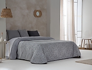 Edredón Sherpa Jacquard Rute Gris