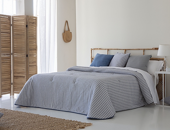 Confecciones Paula - Bouti Jacquard Lires Azul
