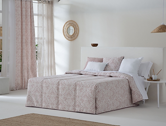 Confecciones Paula - Edredón Conforter Jacquard Neira Rosa