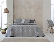 Edredón Sherpa Jacquard Lora Gris