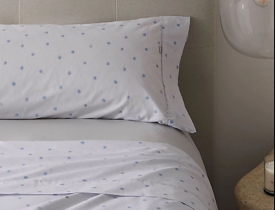 Estelia - Juego de cama Estelia Dots color Azul