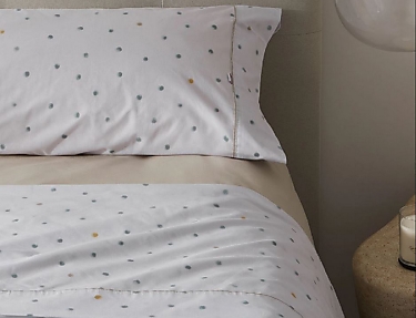 Estelia - Juego de cama Estelia Dots color Verde