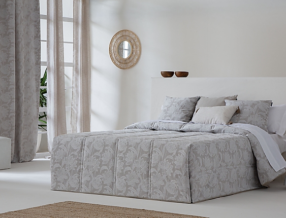 Confecciones Paula - Edredón Conforter Jacquard Alore Beige