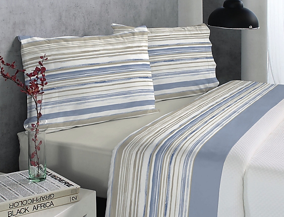 Reig Marti - Juego de cama Nusen color Azul