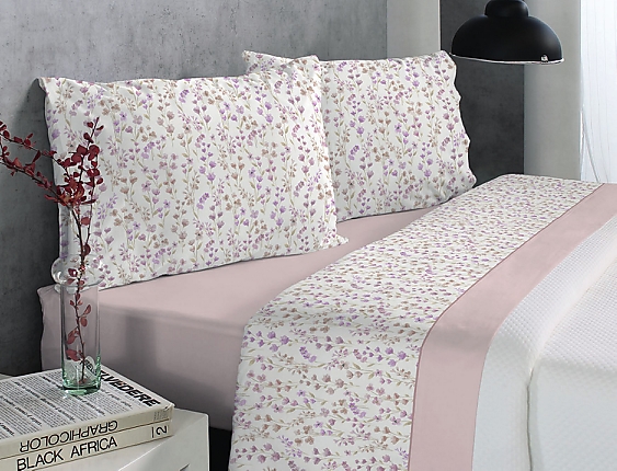 Reig Marti - Juego de cama Nise color maquillaje