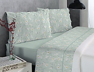 Juego de cama Nelay color aguamarina