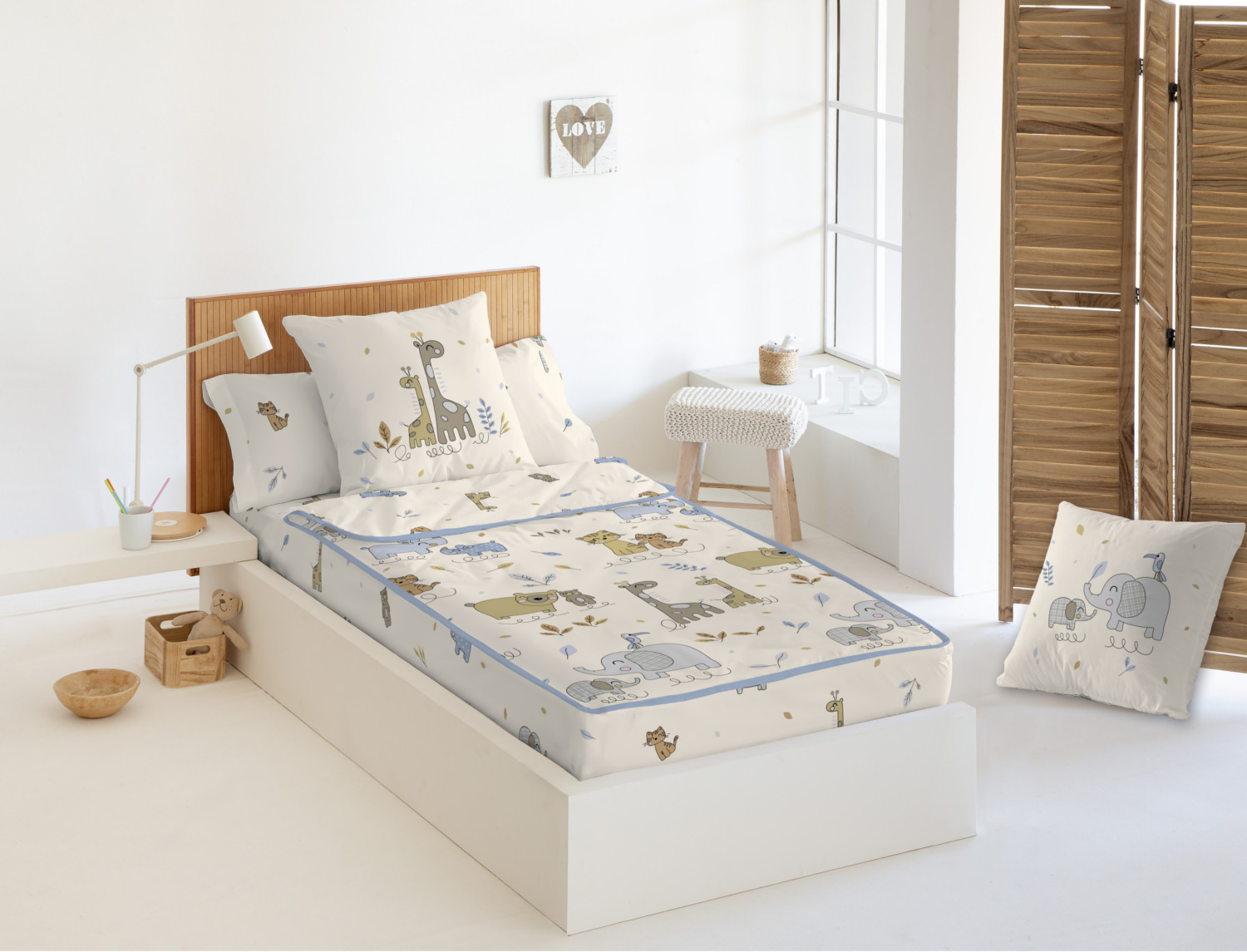 JVR Saco nórdico Be happy Multicolor