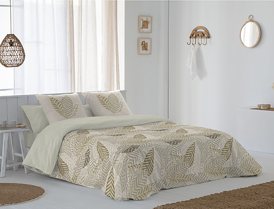 JVR - Funda nórdica 100% algodón Delhi Beige