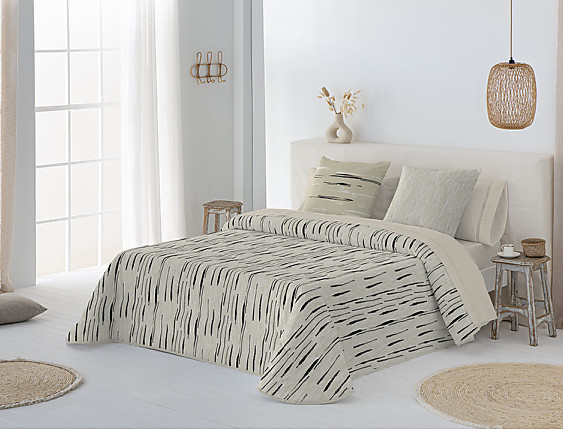 JVR - Edredón 240gr 100% algodón Nepal Beige