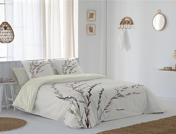 JVR - Funda nórdica 100% algodón Toscana Rosa
