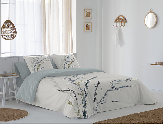JVR - Funda nórdica 100% algodón Toscana Azul