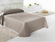 Colcha Jacquard Trébol color Blanco o Lino