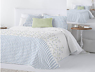 Bouti reversible Cyntia con funda/s de cojín color Azul o Caldera