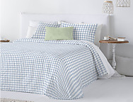 Bouti reversible Cyntia con funda/s de cojín color Azul o Caldera