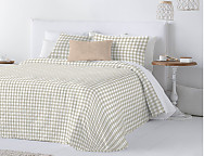 Bouti reversible Cyntia con funda/s de cojín color Azul o Caldera