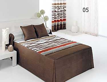 Reig Marti Colcha edredón Azibar color Marrón o Morado Oferta últimas unidades